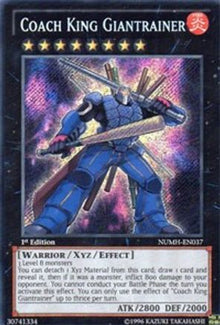 Coach King Giantrainer [NUMH-EN037] Secret Rare