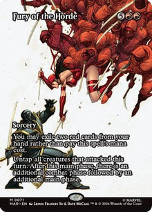 Fury of the Horde (Borderless) (MAR-071) - Marvel Universe Eternal-Legal