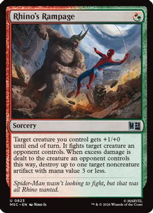 Rhino's Rampage (MSC-823) - Commander: Marvel Super Heroes