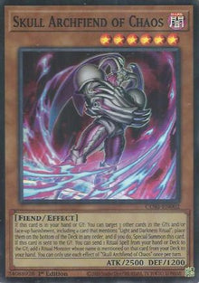 Skull Archfiend of Chaos (CORI-EN002) - Chaos Origins 1st Edition