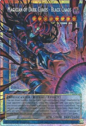 Magician of Dark Chaos - Black Chaos (Extended Art) (CORI-EN027) - Chaos Origins 1st Edition