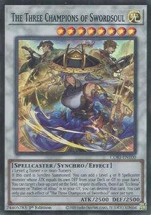 The Three Champions of Swordsoul (CORI-EN100) - Chaos Origins 1st Edition