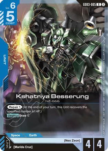 Kshatriya Besserung (Store Tournament Participation Pack 05) (GD03-005) - Gundam Promotional Cards Holofoil