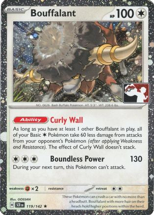 Bouffalant (Cosmos Holo) 119/142  - Holofoil Prize Pack Series Cards - Rare