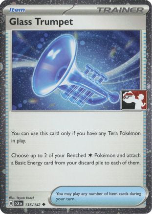 Glass Trumpet (Cosmos Holo) 135/142  - Holofoil Prize Pack Series Cards - Uncommon