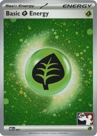 Basic Grass Energy (Cosmos Holo) 001  - Holofoil Prize Pack Series Cards - Common