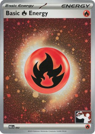 Basic Fire Energy (Cosmos Holo) 002  - Holofoil Prize Pack Series Cards - Common