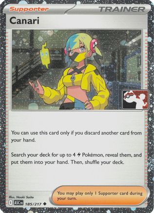 Canari (Cosmos Holo) 185/217  - Holofoil Prize Pack Series Cards - Uncommon