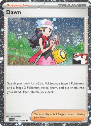 Dawn (Cosmos Holo) 087/094  - Holofoil Prize Pack Series Cards - Uncommon