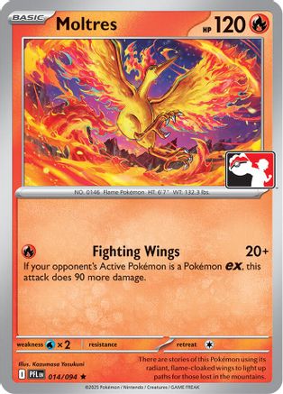 Moltres 014/094  Prize Pack Series Cards - Rare