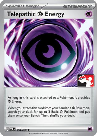 Telepathic Psychic Energy 088/088  Prize Pack Series Cards - Rare