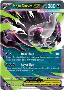Mega Darkrai ex 048/084  - Holofoil ME05 Pitch Black - Double Rare