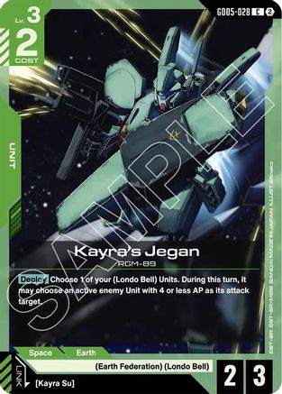 Kayra's Jegan (GD05-028) - Freedom Ascension