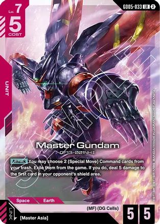 Master Gundam (GD05-033) - Freedom Ascension Holofoil