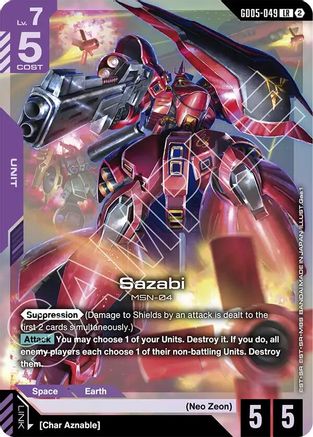 Sazabi (GD05-049) (GD05-049) - Freedom Ascension Holofoil