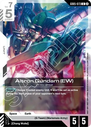 Altron Gundam (EW) (GD05-073) - Freedom Ascension