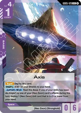 Axis (GD05-129) - Freedom Ascension Holofoil