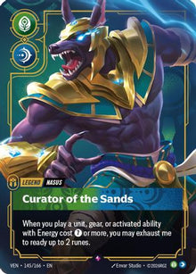 Nasus - Curator of the Sands (145/166) - Vendetta Foil