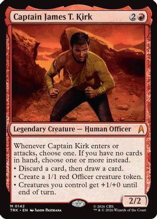 Captain James T. Kirk (TRK-142) - Star Trek Foil