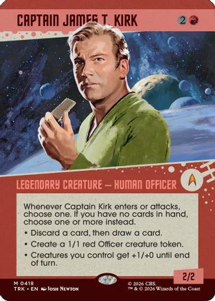 Captain James T. Kirk (Showcase) (TRK-418) - Star Trek