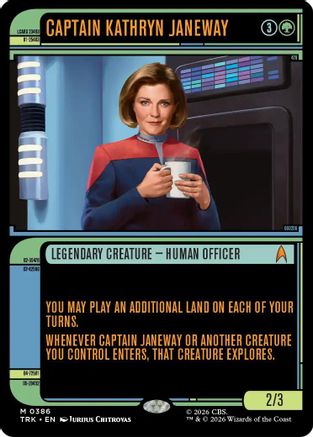 Captain Kathryn Janeway (Showcase) (TRK-386) - Star Trek Foil