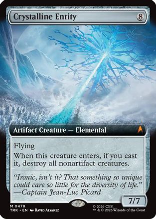 Crystalline Entity (Extended Art) (TRK-478) - Star Trek