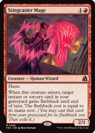 Stingcaster Mage (FRA-093) - Reality Fracture Foil
