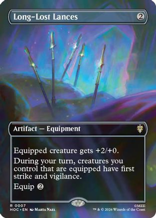 Long-Lost Lances (Borderless) (HOC-007) - The Hobbit: Eternal-Legal