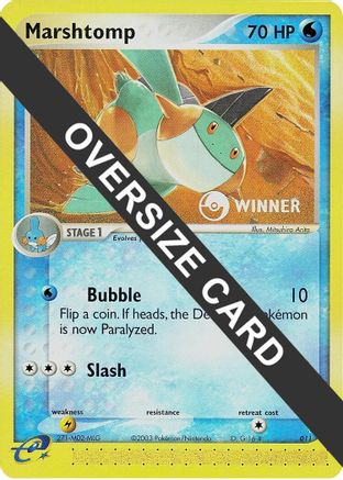 Marshtomp (e-League) [Winner] 011  - Holofoil Jumbo Cards - Promo