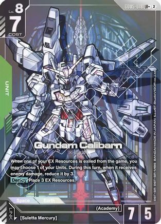 Gundam Calibarn (LR+) (GD05-018) - Freedom Ascension Holofoil