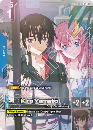 Kira Yamato (R+) (GD05-081) - Freedom Ascension Holofoil
