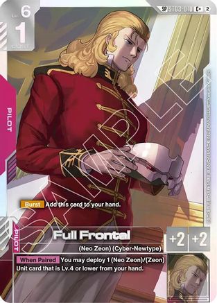Full Frontal (C+) (SP) (ST03-010) - Freedom Ascension Holofoil