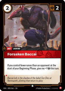 Forsaken Baccai (005/166) - Vendetta Foil