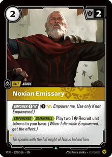 Noxian Emissary (128/166) - Vendetta Foil