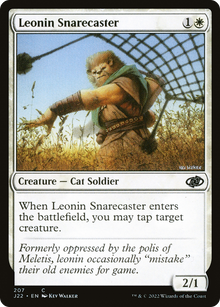 Leonin Snarecaster [Jumpstart 2022]