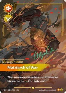 Ambessa - Matriarch of War (Signature) (196*/166) - Vendetta Foil
