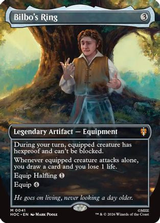 Bilbo's Ring (Borderless) (HOC-041) - The Hobbit: Eternal-Legal Foil