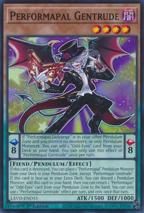 Performapal Gentrude (LAVD-ENO15) - Legendary Arc-V Decks 1st Edition