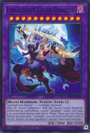 Lunalight Liger Dancer (LAVD-ENL34) - Legendary Arc-V Decks 1st Edition