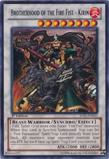Brotherhood of the Fire Fist - Kirin [JOTL-EN042] Rare