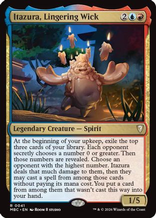 Itazura, Lingering Wick (-041) - Mystery Booster Commander Edition