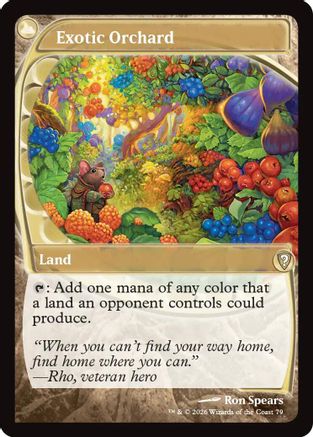 Exotic Orchard (Future Sight) (-079) - Mystery Booster Commander Edition Foil
