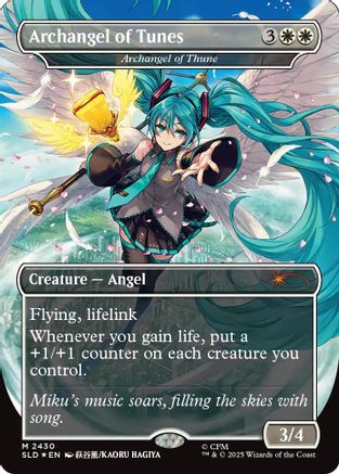 Archangel of Tunes  - Archangel of Thune (SLD-2430) - Secret Lair Drop Series Foil