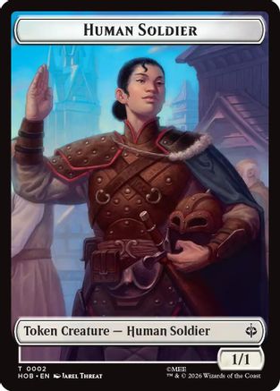 Human Soldier // Dwarf Double-Sided Token (HOB-2 // 6) - The Hobbit