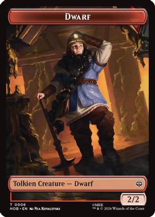Dwarf // Enduring Story Double-Sided Token (HOB-6 // 14) - The Hobbit