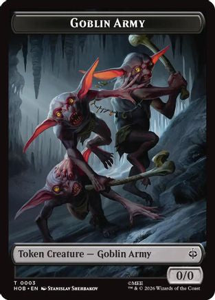 Goblin Army (0003) // Wolf Double-Sided Token (HOB-3 // 9) - The Hobbit Foil