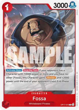 Fossa (OP17-010) - The World's Strongest Warriors