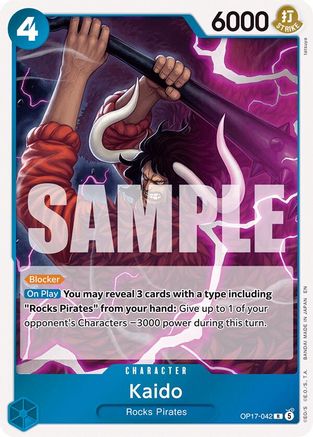 Kaido (042) (OP17-042) - The World's Strongest Warriors Foil