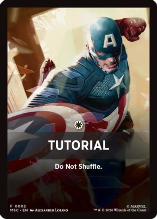 Tutorial Theme Card (0002) (MSC-002) - Commander: Marvel Super Heroes
