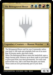 The Beleaguered Boxer (UNK-) - Un-Known Event Playtest Cards